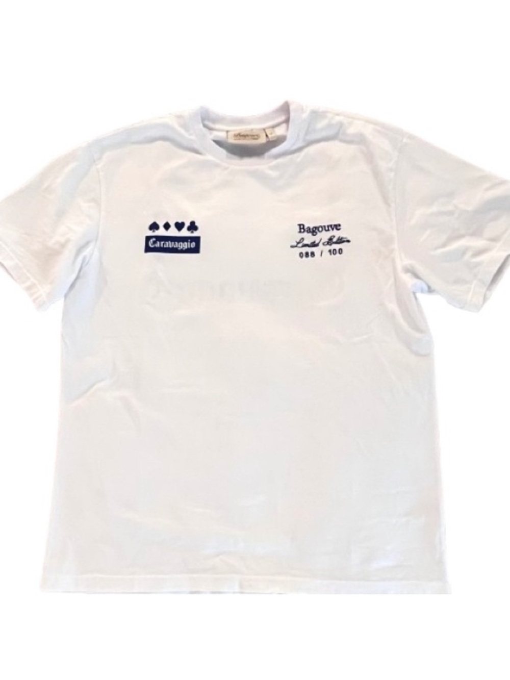 🆕-BAGOUVE- CARDSHARPS WHITE
T-SHIRT. Size: Medium - Picture 8 of 11